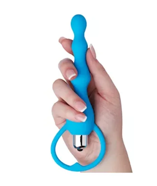 Vibrating Anal Beads  - Blue — image 4 of 6
