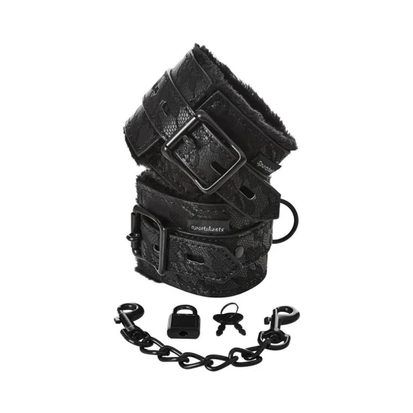 Sincerely, Ss Lace Fur Lined Handcuffs