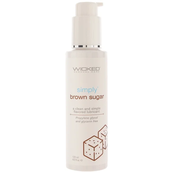 Simply Aqua Water Based Personal Lubricant - Brown Sugar 4 fl oz