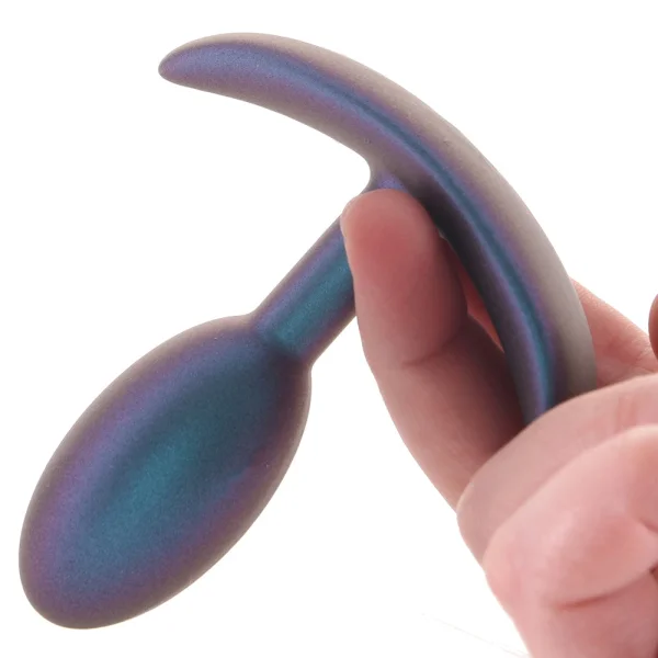 Anal Adventures Matrix Nebula Silicone Butt Plug By Blush - Lunar Blue