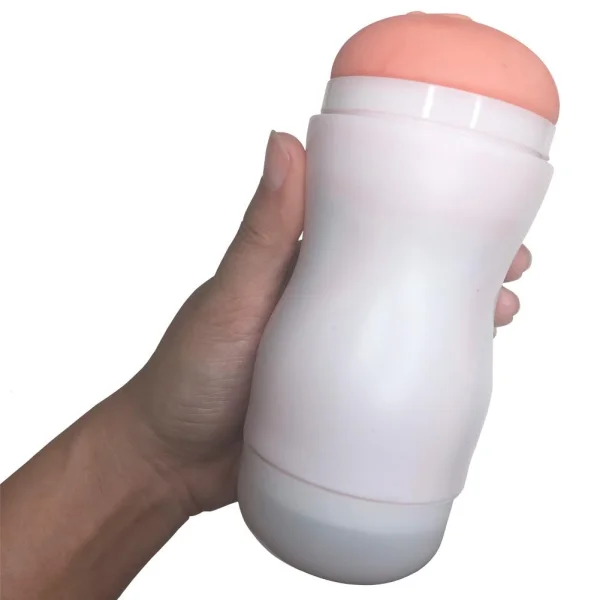 Tight Vibrating Pussy Stroker - Super Realistic Entry!