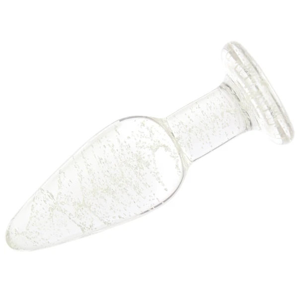 Whipsmart Glow In The Dark Glass Tapered Butt Plug