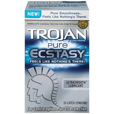 Trojan Pure Ecstasy Ultrasmooth 10 Pack