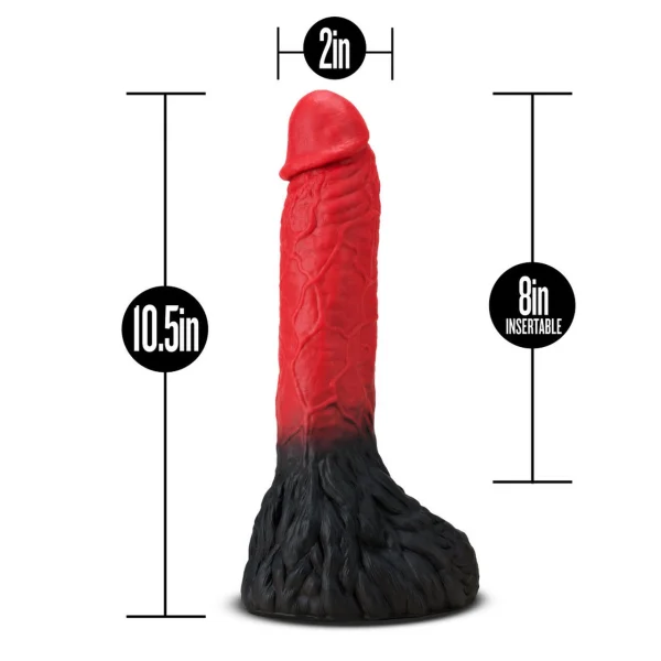 The Realm Lycan Lock-on Werewolf Dildo Red — image 6 of 13