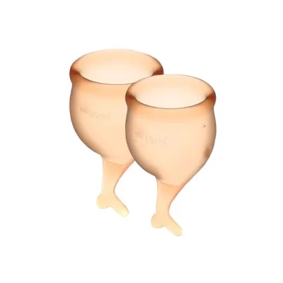 Satisfyer Feel Secure Menstrual Cup Orange