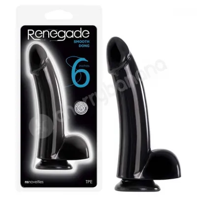 Renegade Black 6 Smooth Dong