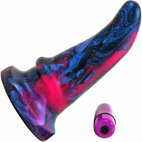Annie-O Vibrating Silicone G-Spot Dildo By Vixen - Galaxy