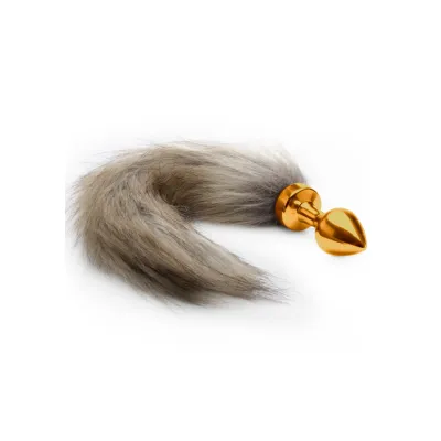 Fox Tail Buttplug Gold