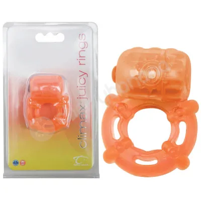 Climax Juicy Rings Orange Cock Ring