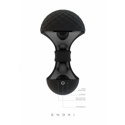 Enoki Bendable Massager Black Clit Massage