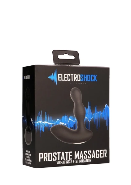 E-Stimulation Vibrating Prostate massager - Black