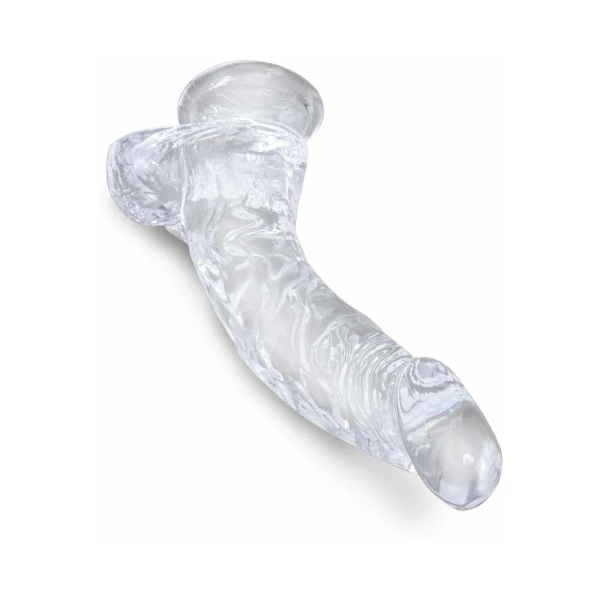 King Cock Clear 7.5in Cock With Balls — image 11 of 13