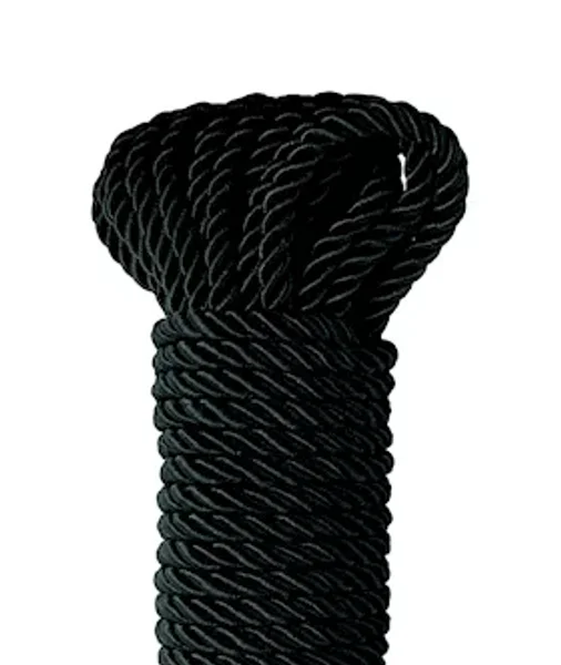 Fetish Fantasy Series Deluxe Silk Rope - Black — image 2 of 2