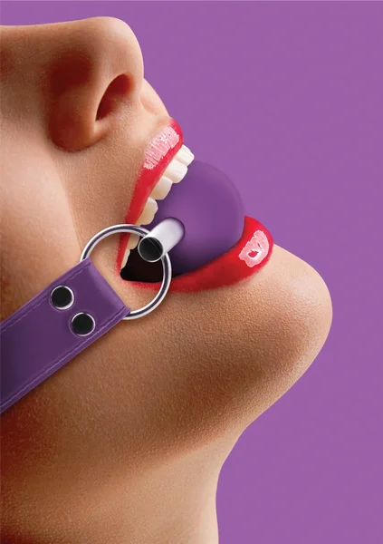 Solid Ball Gag - Purple - — image 9 of 11