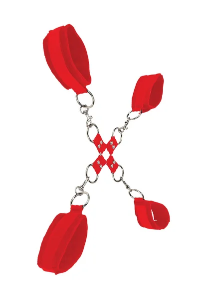 Velcro Hand And Leg Cuffs - Red - — image 7 of 7
