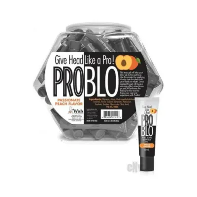 Oral Sex Products Pro Blo Peach 10 Ml 65 piece Fishbowl