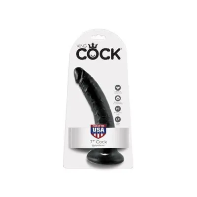 King Cock 7 Inch Cock Black