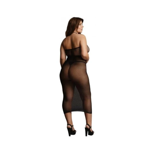 Shots Le Desir High-neck Dress Black Qs