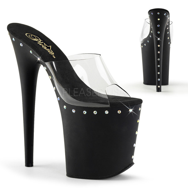 8 inches Heel, 4 inches PF Slide Featuring Lined R/S on the PF Bottom