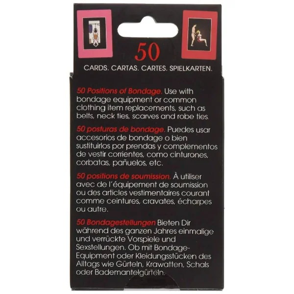 50 Positions Of Bondage Sex Position Cards
