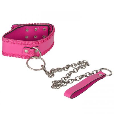Bondara Sink the Pink Ric Rac Collar