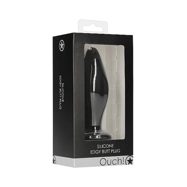 Ouch Edgy Butt Plug Black — image 10 of 11