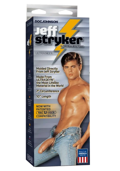 Signature Cocks - Jeff Stryker ULTRASKYN™ 10" Realistic Cock with Removable Vac-U-Lock™ Suction Cup