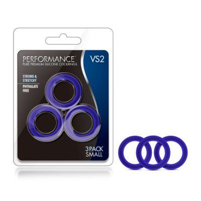 VS2 Small Silicone Cock Rings x3