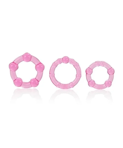Silicone Island Rings (Pink)