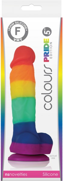 5" Rainbow Cock + Balls