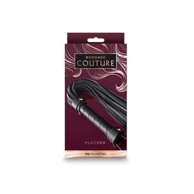 Bondage Couture Flogger Black