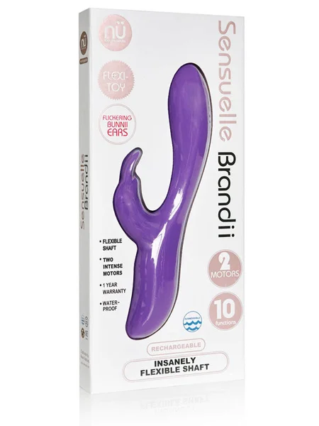 NU Sensuelle Brandii 10 Function Dual Motor Rabbit Vibrator — image 8 of 12