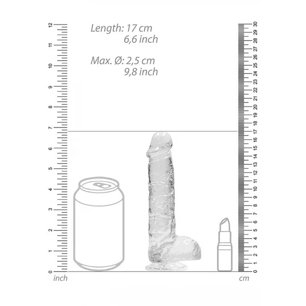 RealRock 6'' Realistic Dildo With Balls — image 12 of 12