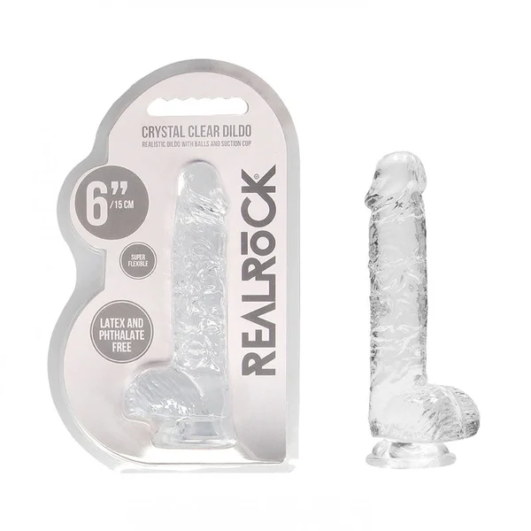 RealRock 6'' Realistic Dildo With Balls — image 5 of 12
