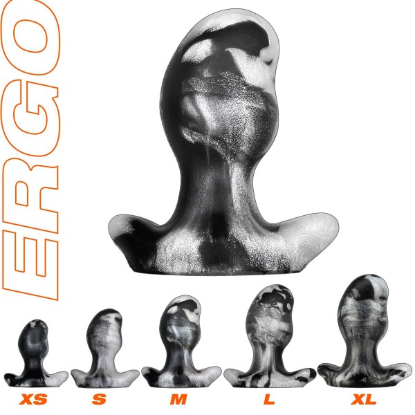 Oxballs Ergo Platinum Swirl Silicone Butt Plug — image 5 of 6