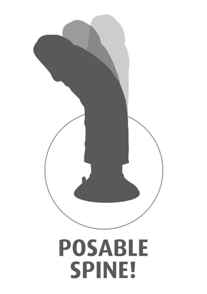 King Cock 7'' Vibrating Cock