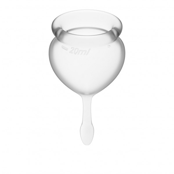Feel Good Menstrual Cup Transparent 2pcs — image 3 of 9