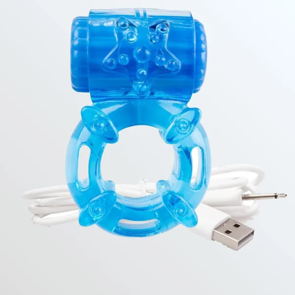 Charged Big O Cock Ring - Blue — image 16 of 25