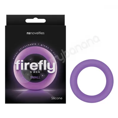 Firefly Purple Halo Cock Ring Small