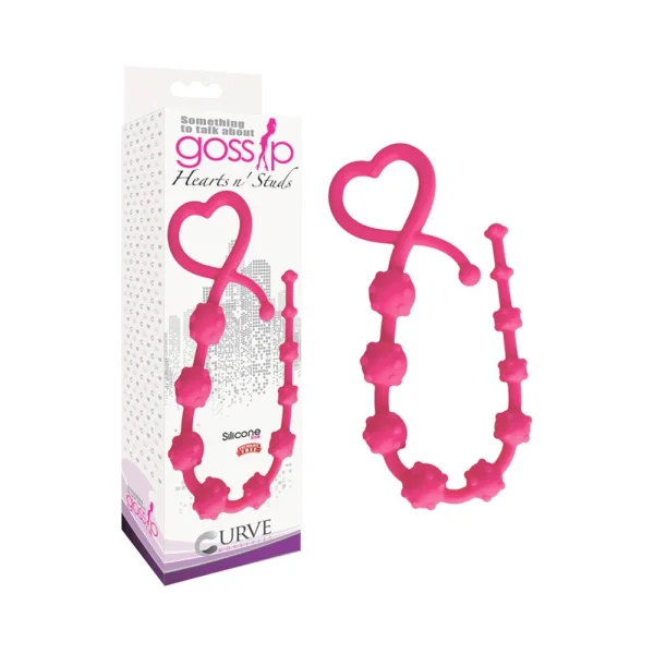 Gossip Hearts N Studs Anal Beads