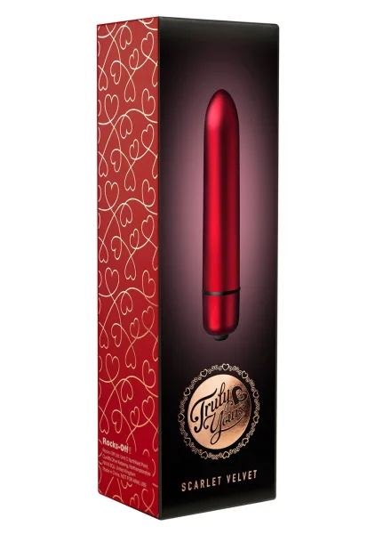 Truly Yours RO-90 MM SCARLET VELVET Powerful 10 Function 3.5 Inch Vibrator by Rocks-Off