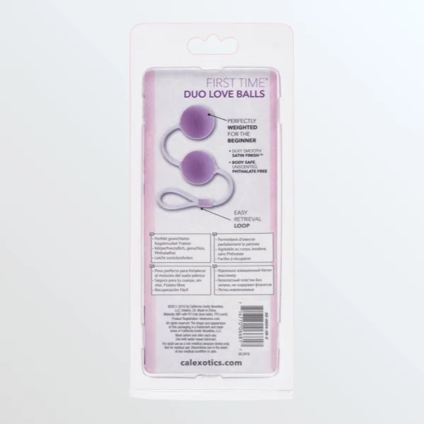 First Time Love Balls Duo Lovers - Purple