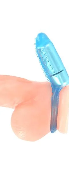 Powerful Bullet Cock Ring Blue — image 5 of 6