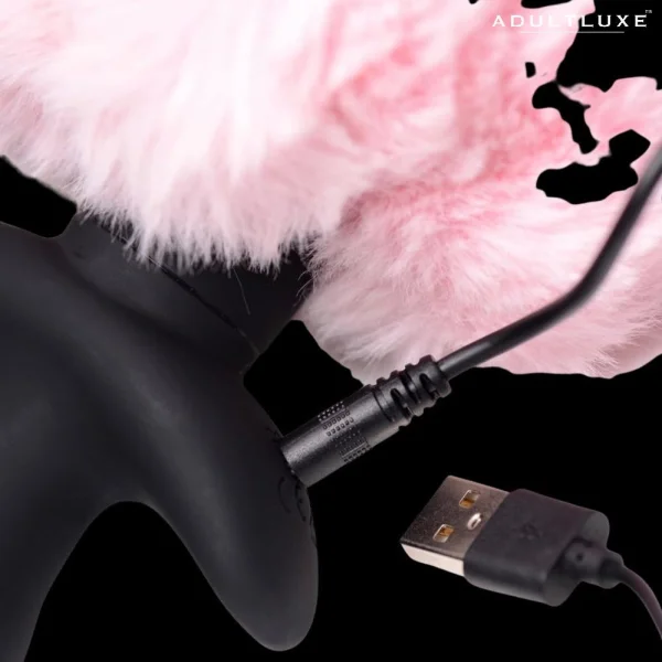 Tailz Waggerz Moving and Vibrating Bunny Tail Plug
