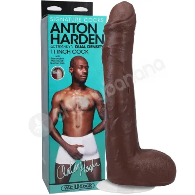 Signature Cocks Anton Harden 11 Ultraskyn Penis Dildo With Vac U Lock Suction Cup