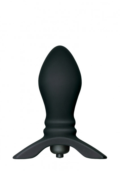 Vibrating Invader Silicone Plug - Small Butt Plug