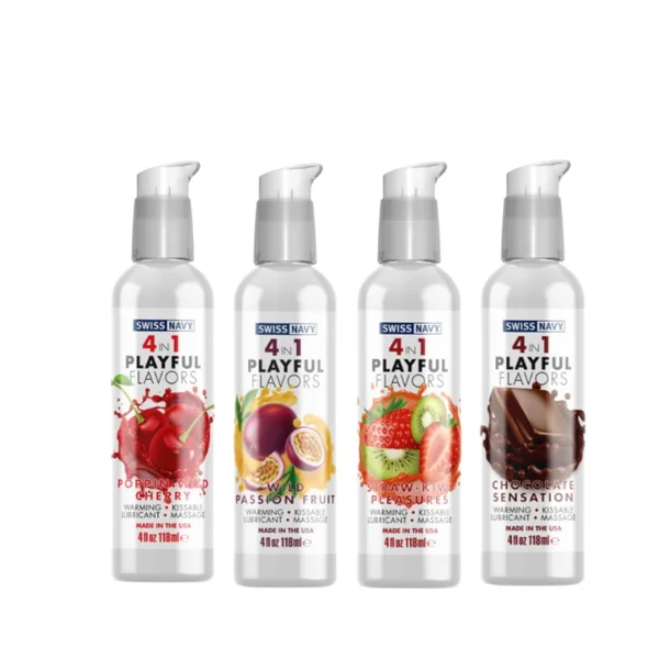 Playful Flavours 4 In 1 Strawberry/Kiwi Pleasure 4oz — image 8 of 12
