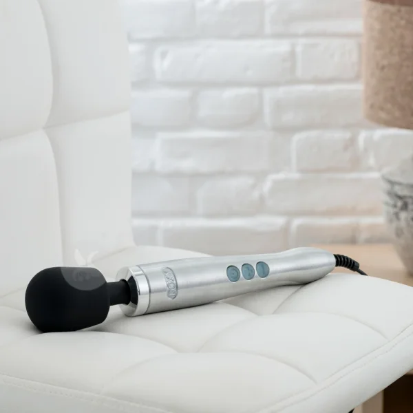 Doxy Die Cast Silver Vibrating Massager Wand