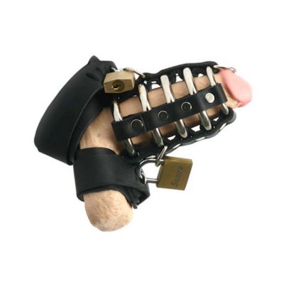 Strict Leather Gates Of Hell Chastity Device Black