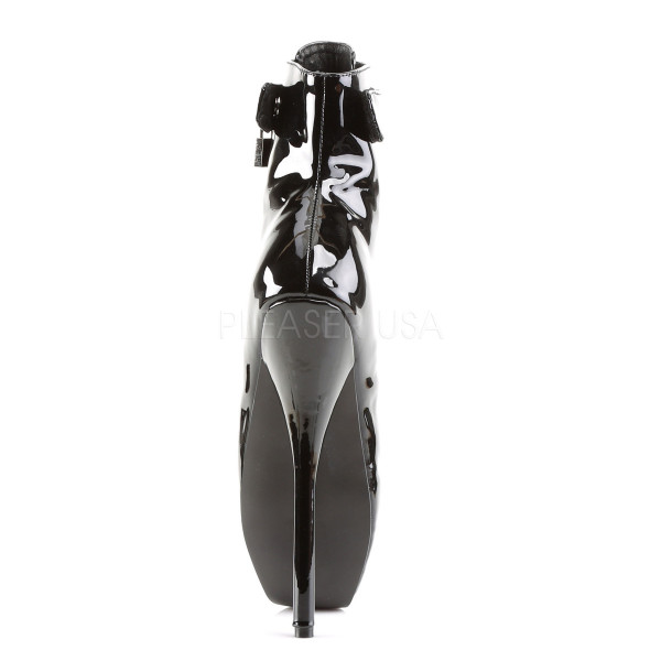 BALLET-1025 - 7" Spike Heel Ballet Ankle Boots W/ Padlock — image 8 of 8